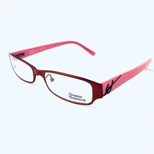 Vintage Vivienne Westwood Copper Pink Eyeglasses Frame w Case AUTHENTIC